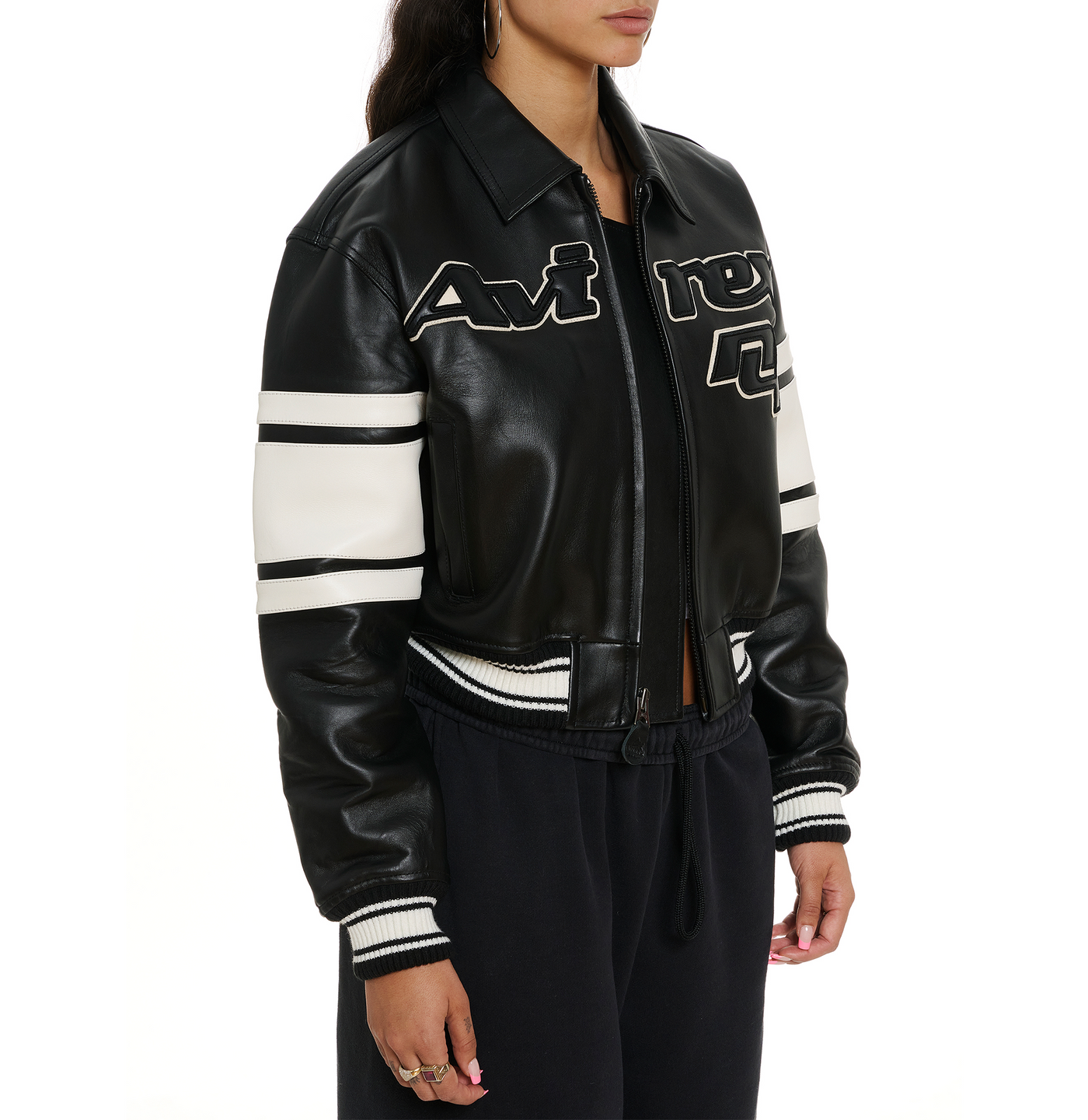WOMEN’S CROPPED AVIREX LEGEND BLACK
