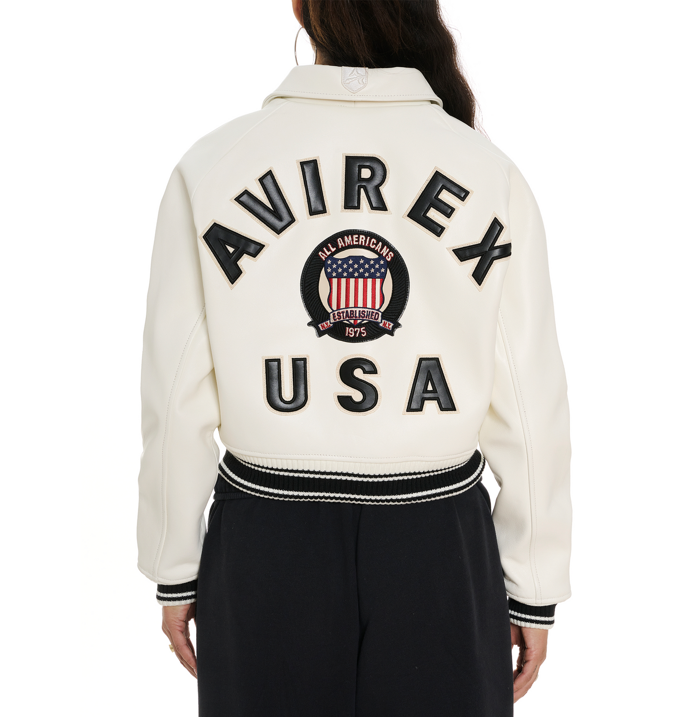 WOMEN’S CROPPED AVIREX ICON WHITE