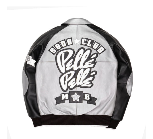 PELLE PELLE CLASSIC SODA CLUB JACKET (BLACK/SILVER)