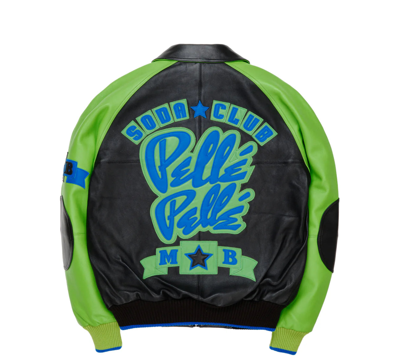 PELLE PELLE CLASSIC SODA CLUB PLUSH (BLACK/BRIGHT GREEN)