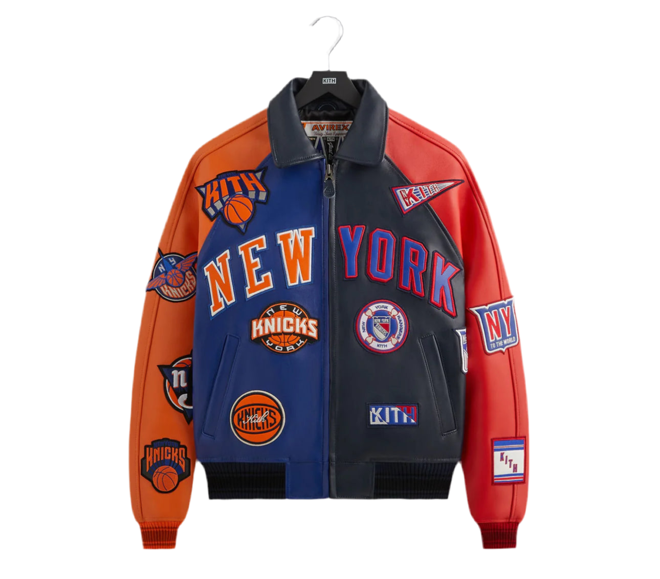 KITH & AVIREX for MADISON SQUARE GARDEN Sports Icon Jacket (MULTI)