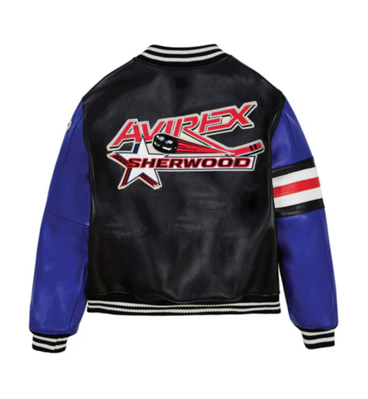 RARE COLLECTORS PIECE ||| AVIREX x SHERWOOD CB VARSITY JACKET
