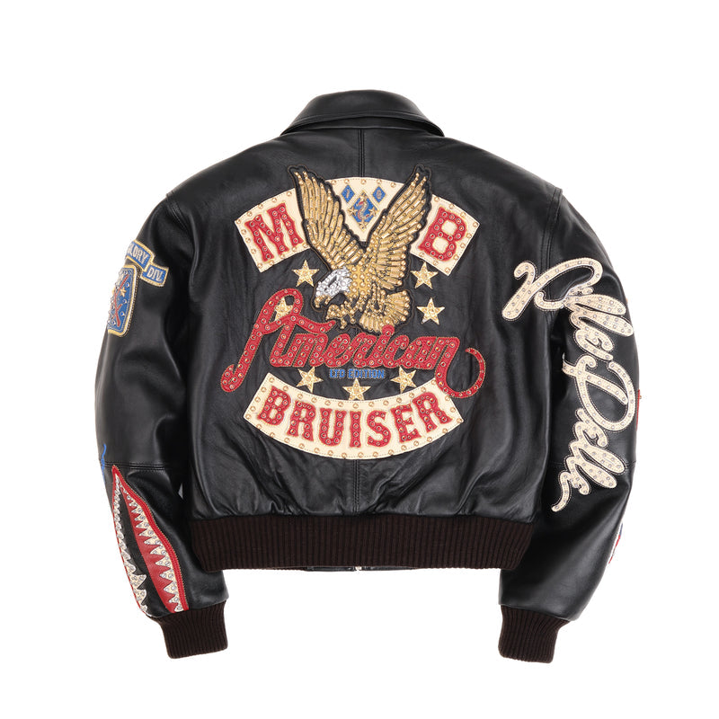 PELLE PELLE AMERICAN BRUISER PLUSH SCHWARZ FÜR DAMEN