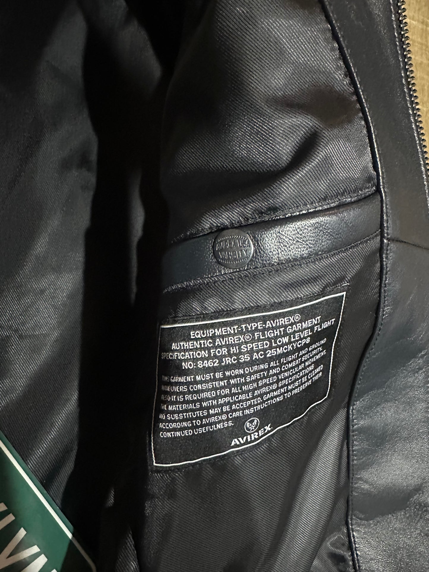 KITH & AVIREX for MADISON SQUARE GARDEN Sports Icon Jacket (BLACK)