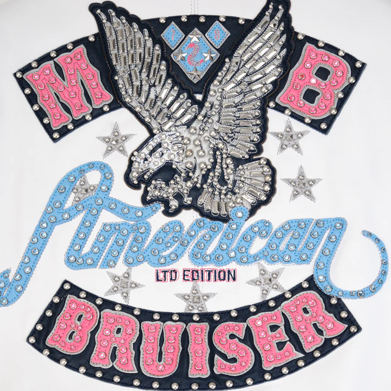 CROPPED PELLE PELLE AMERICAN BRUISER PLUSH WEISS FÜR DAMEN