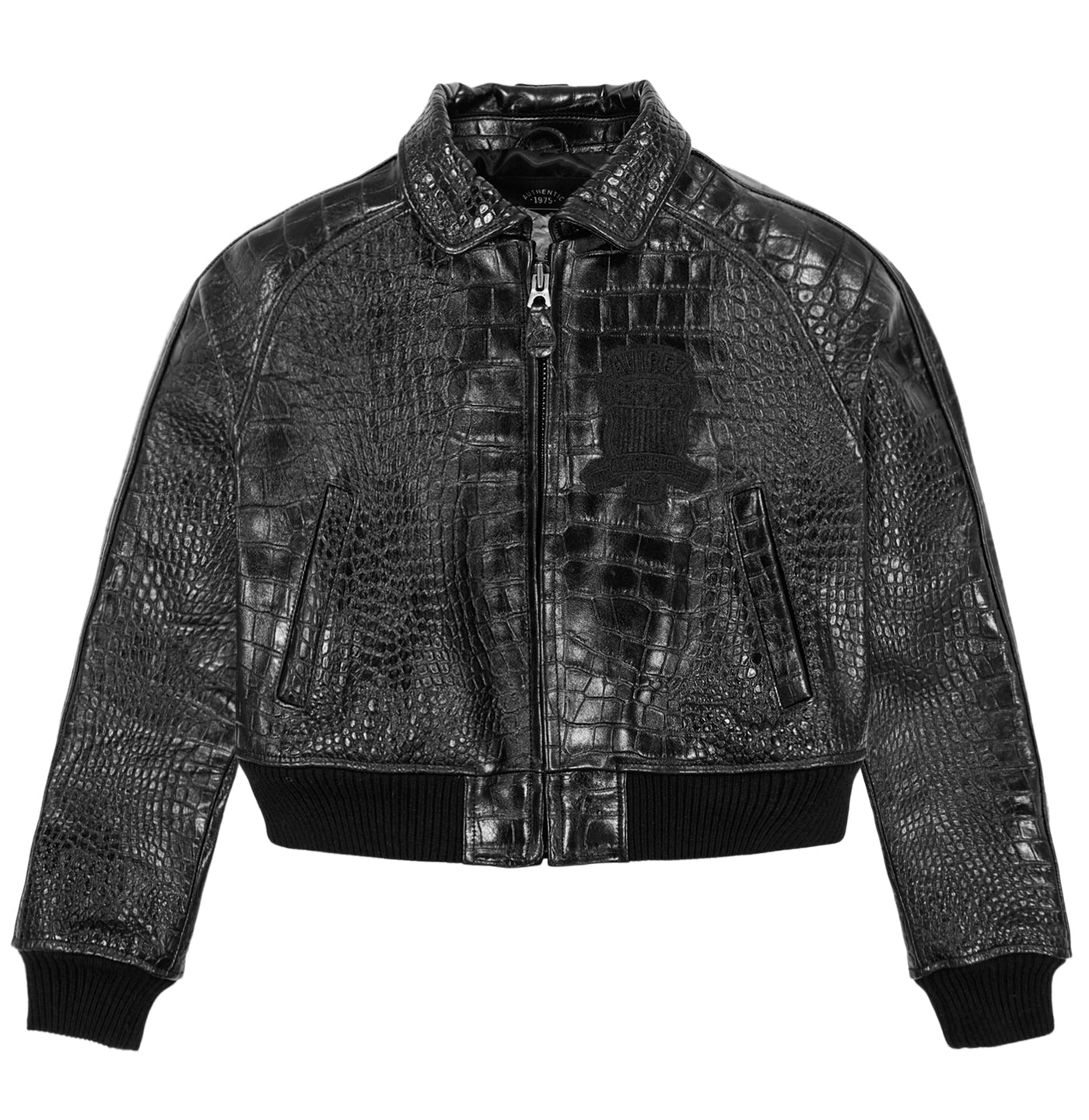 WOMEN’S CROPPED AVIREX CROC ICON BLACK