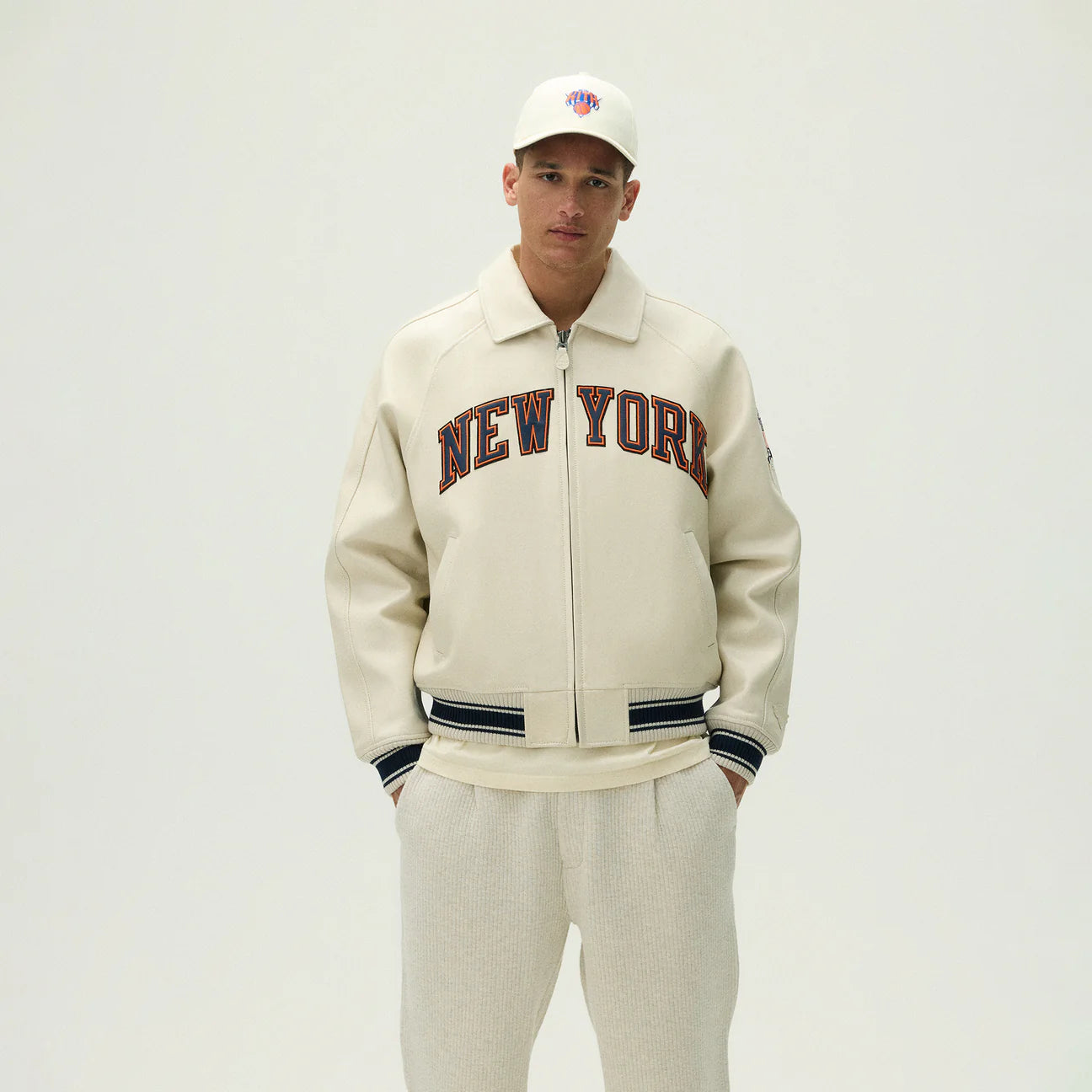 AVIREX x KITH NEW YORK KNICKS ICON (WHITE)