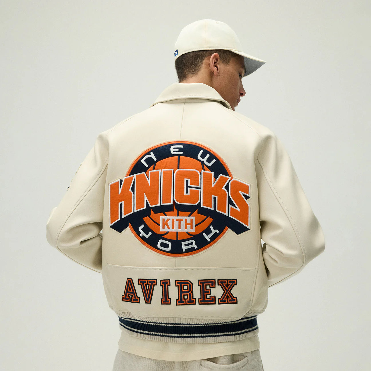 AVIREX x KITH NEW YORK KNICKS ICON (WHITE)