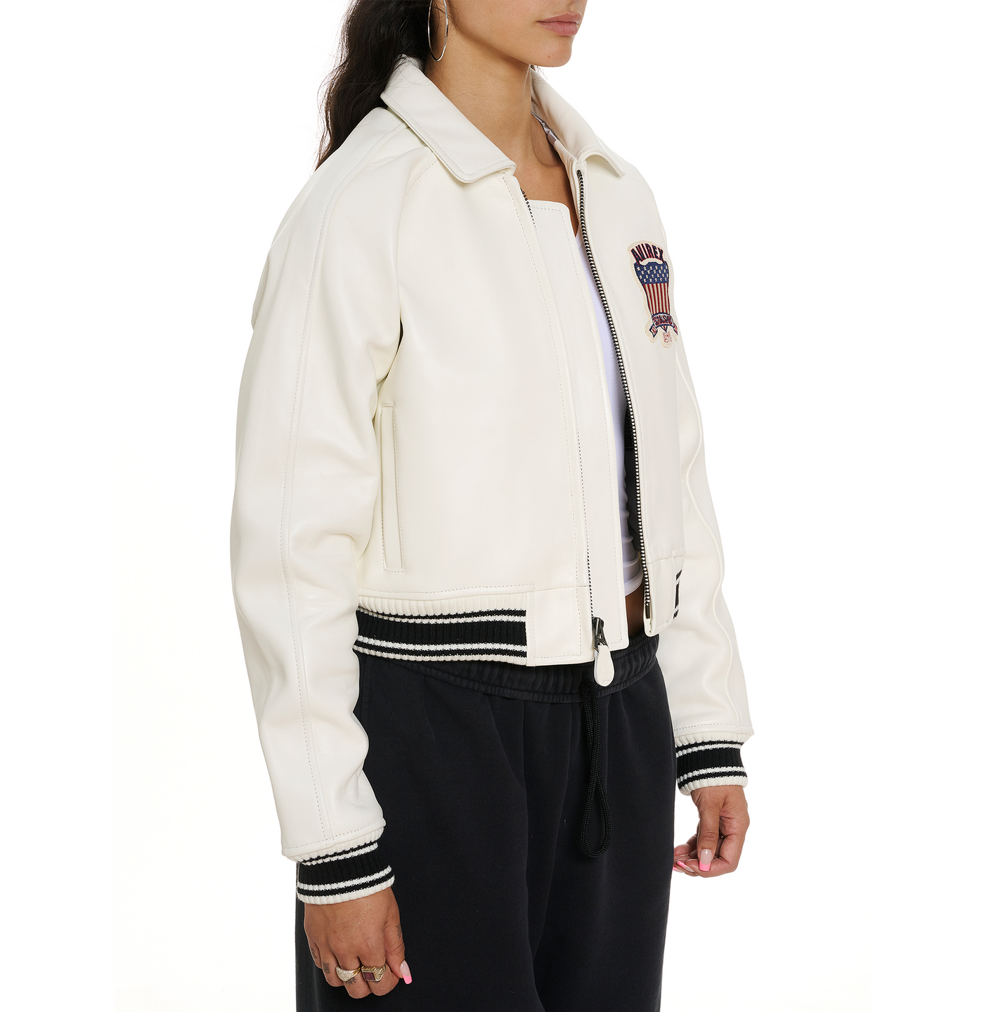 WOMEN’S CROPPED AVIREX ICON WHITE