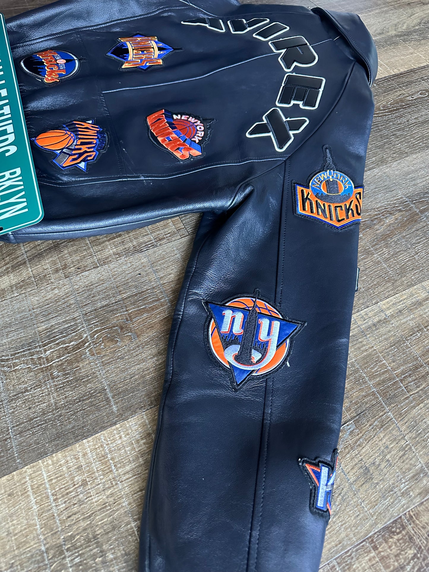 AVIREX x KITH NEW YORK KNICKS PATCH WORK VARSITY