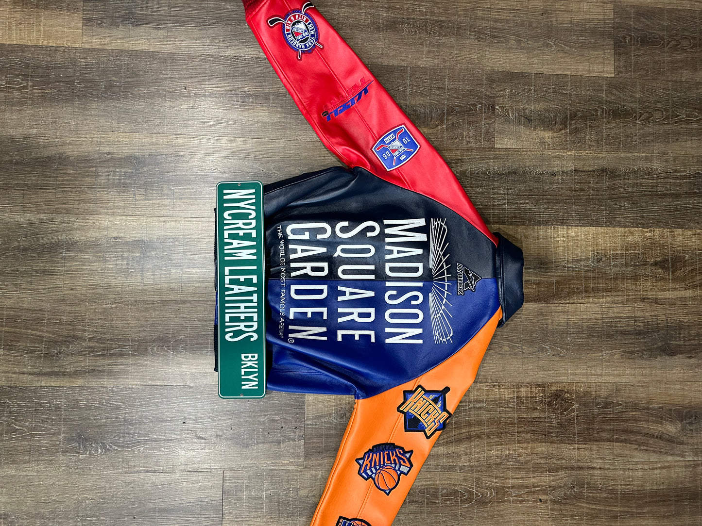 KITH & AVIREX for MADISON SQUARE GARDEN Sports Icon Jacket (MULTI)