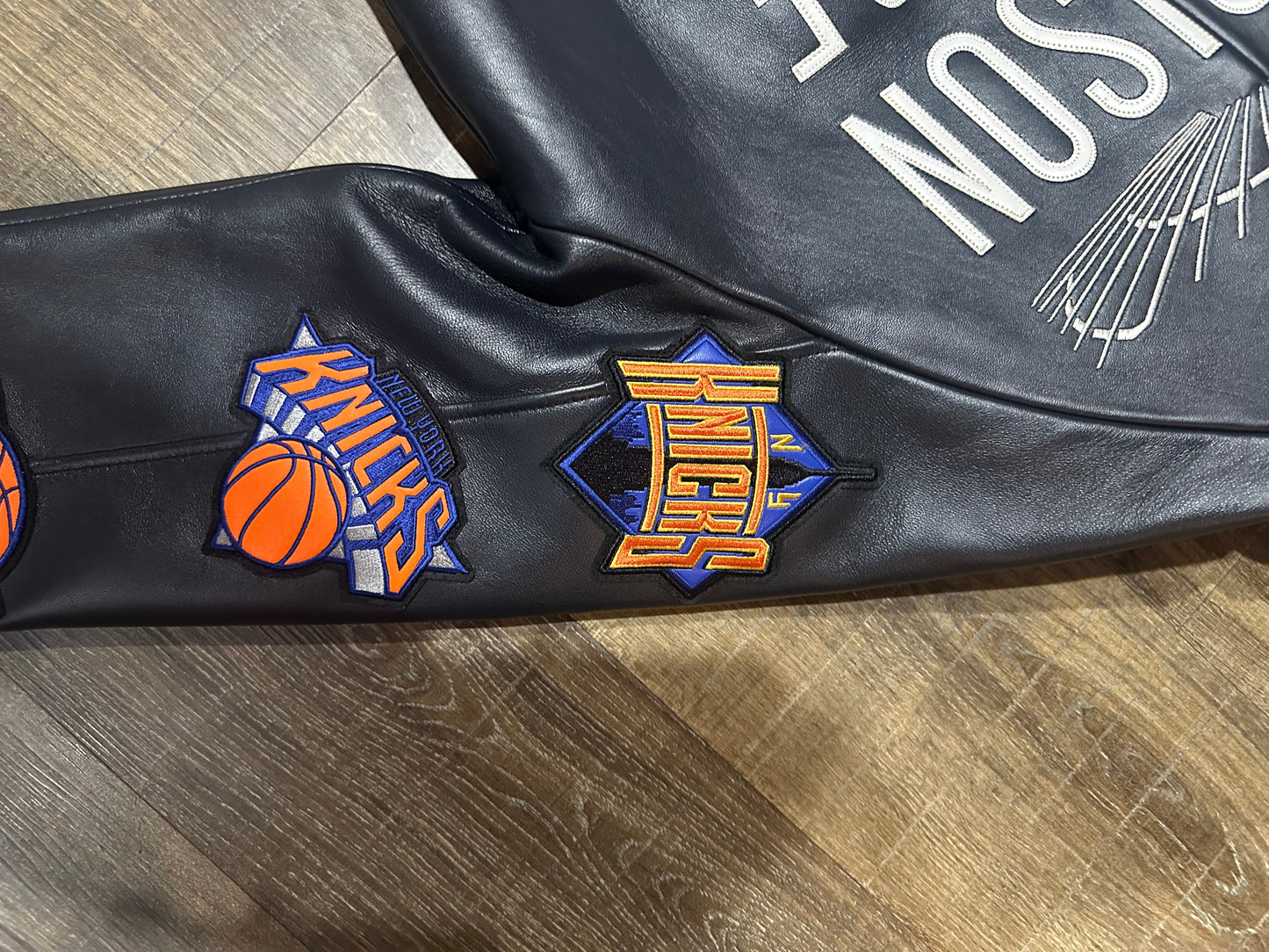 KITH & AVIREX for MADISON SQUARE GARDEN Sports Icon Jacket (BLACK)