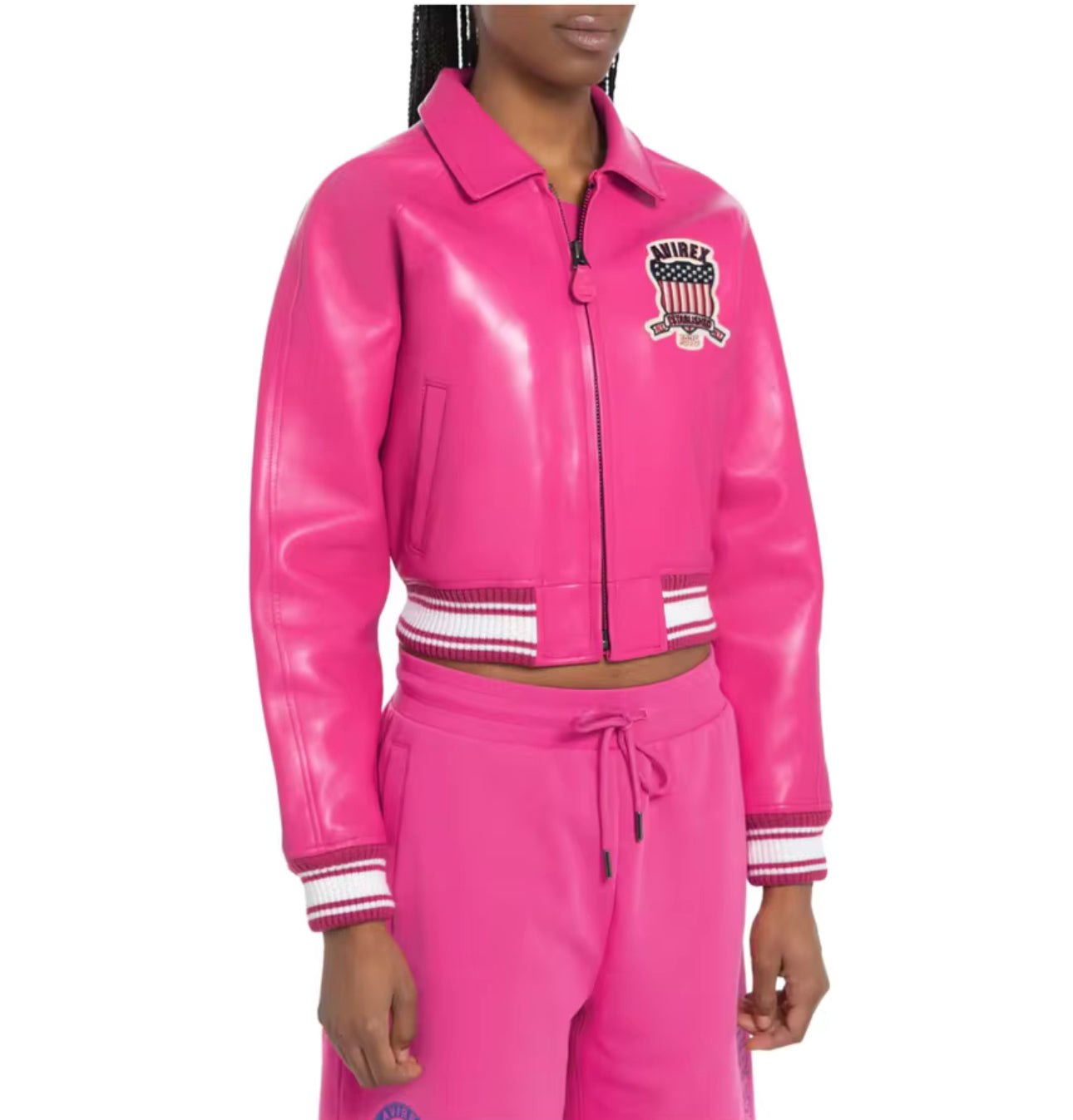WOMEN’S CROPPED AVIREX ICON PINK