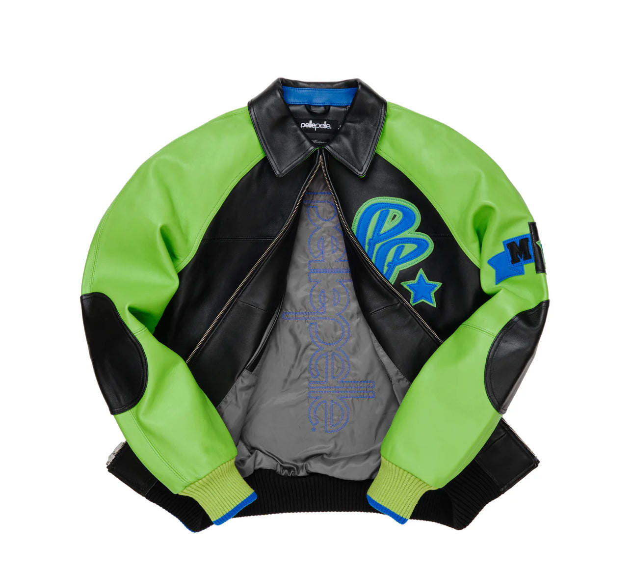 PELLE PELLE CLASSIC SODA CLUB PLUSH (BLACK/BRIGHT GREEN)