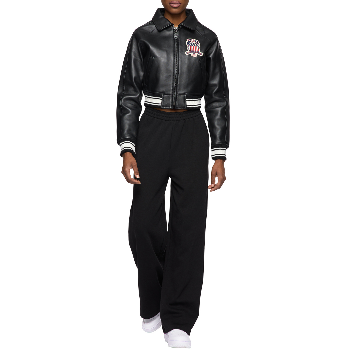 WOMEN’S CROPPED AVIREX ICON BLACK