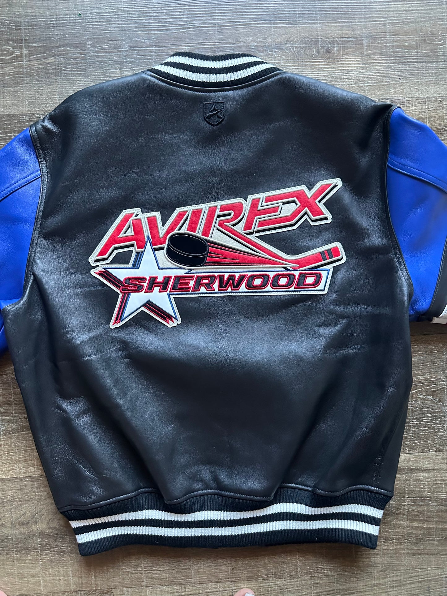 AVIREX x SHERWOOD CB VARSITY JACKET