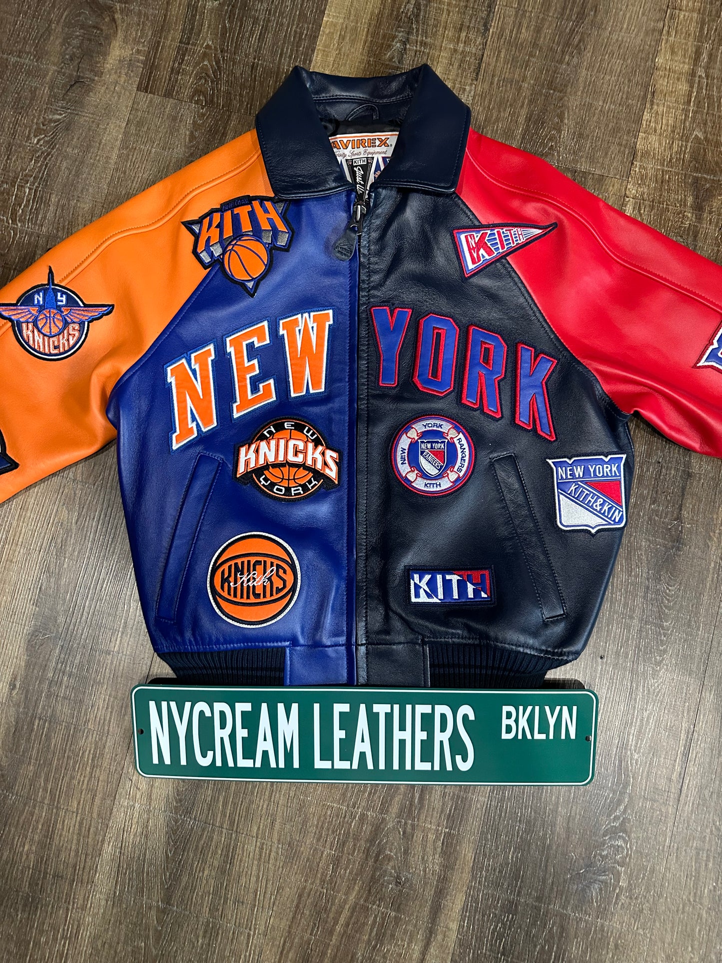 KITH & AVIREX for MADISON SQUARE GARDEN Sports Icon Jacket (MULTI)
