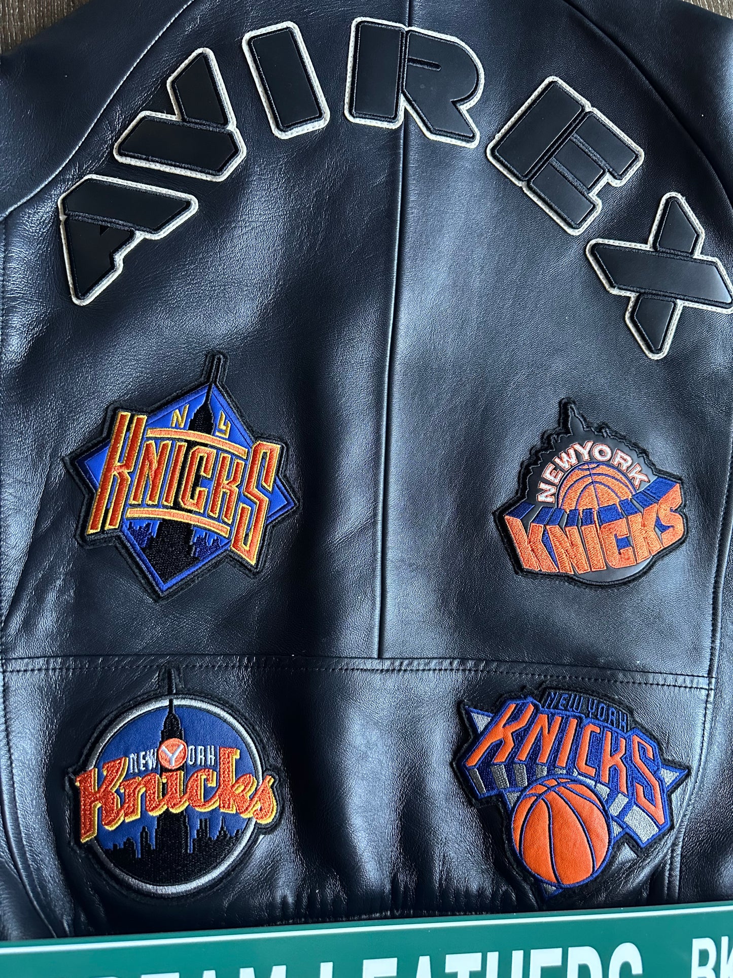 AVIREX x KITH NEW YORK KNICKS PATCH WORK VARSITY