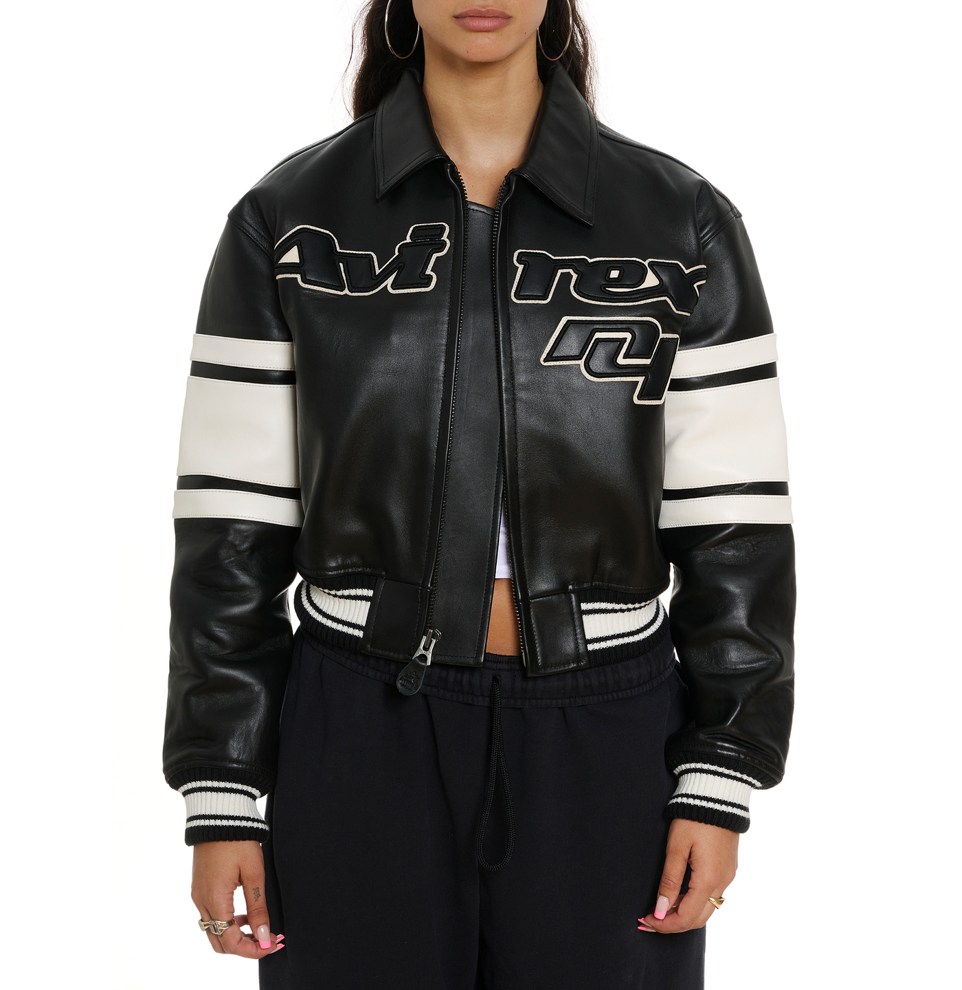 WOMEN’S CROPPED AVIREX LEGEND BLACK