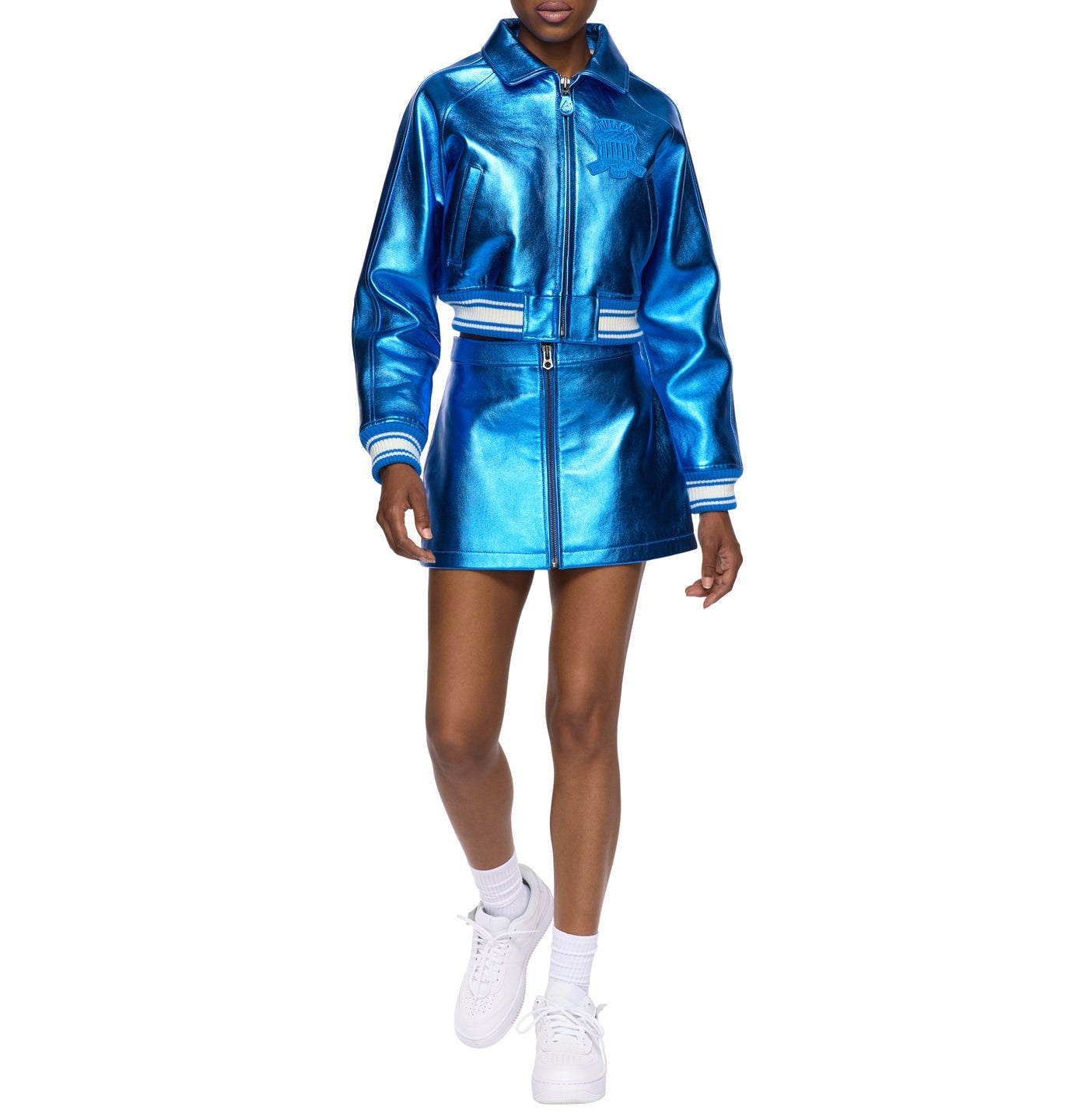 WOMEN’S CROPPED AVIREX ICON BLUE METALLIC