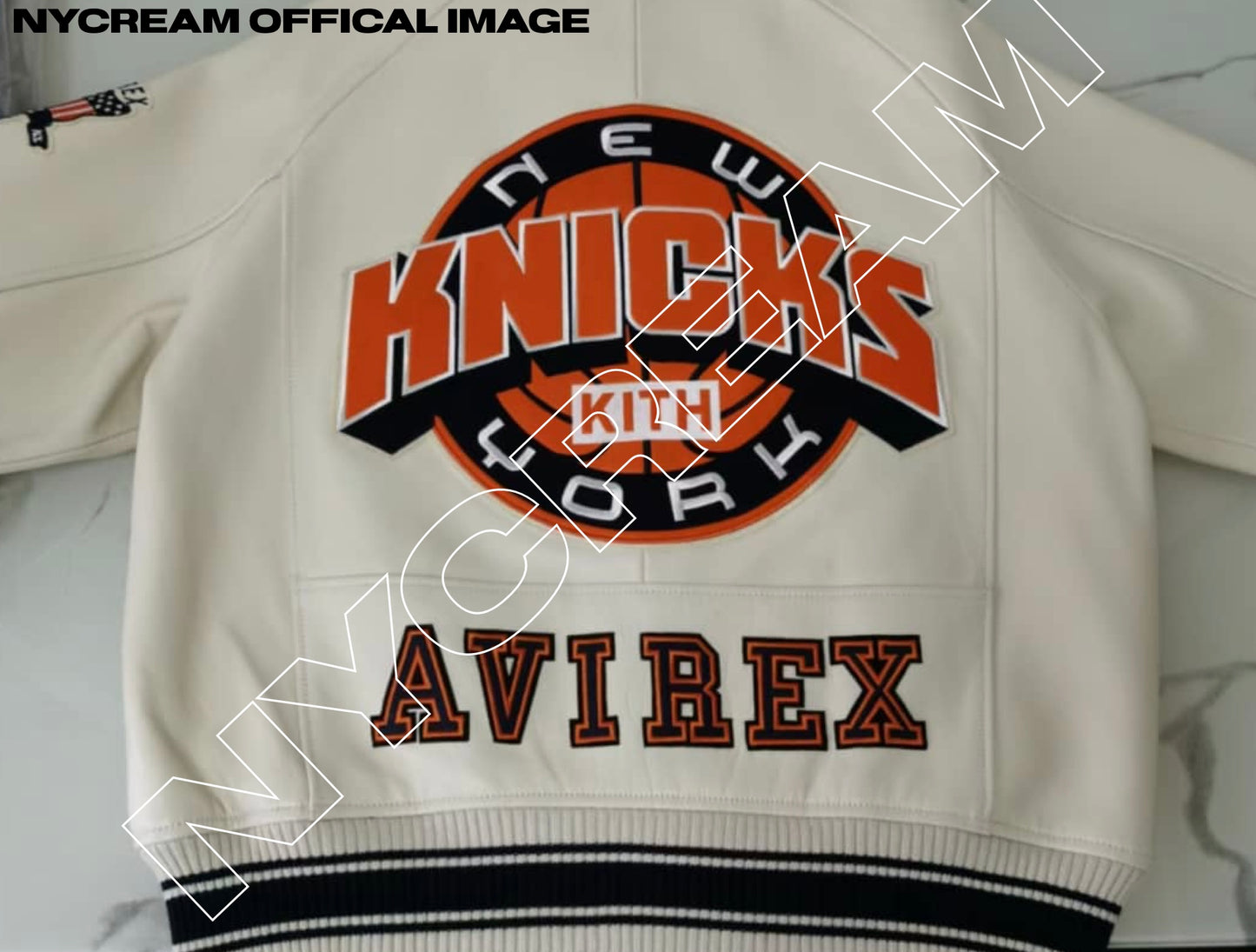 AVIREX x KITH NEW YORK KNICKS ICON (WHITE)