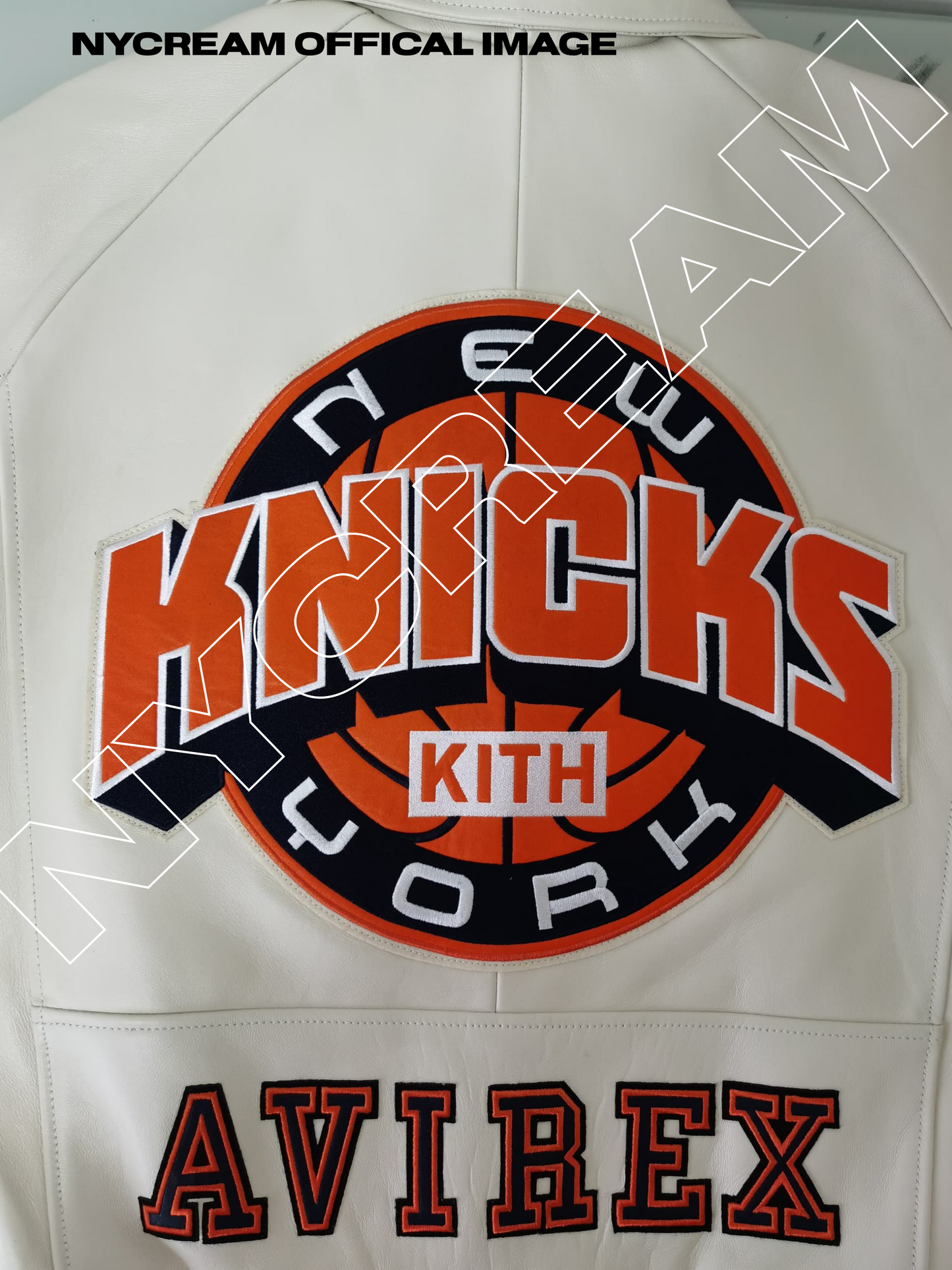 AVIREX x KITH NEW YORK KNICKS ICON (WHITE)
