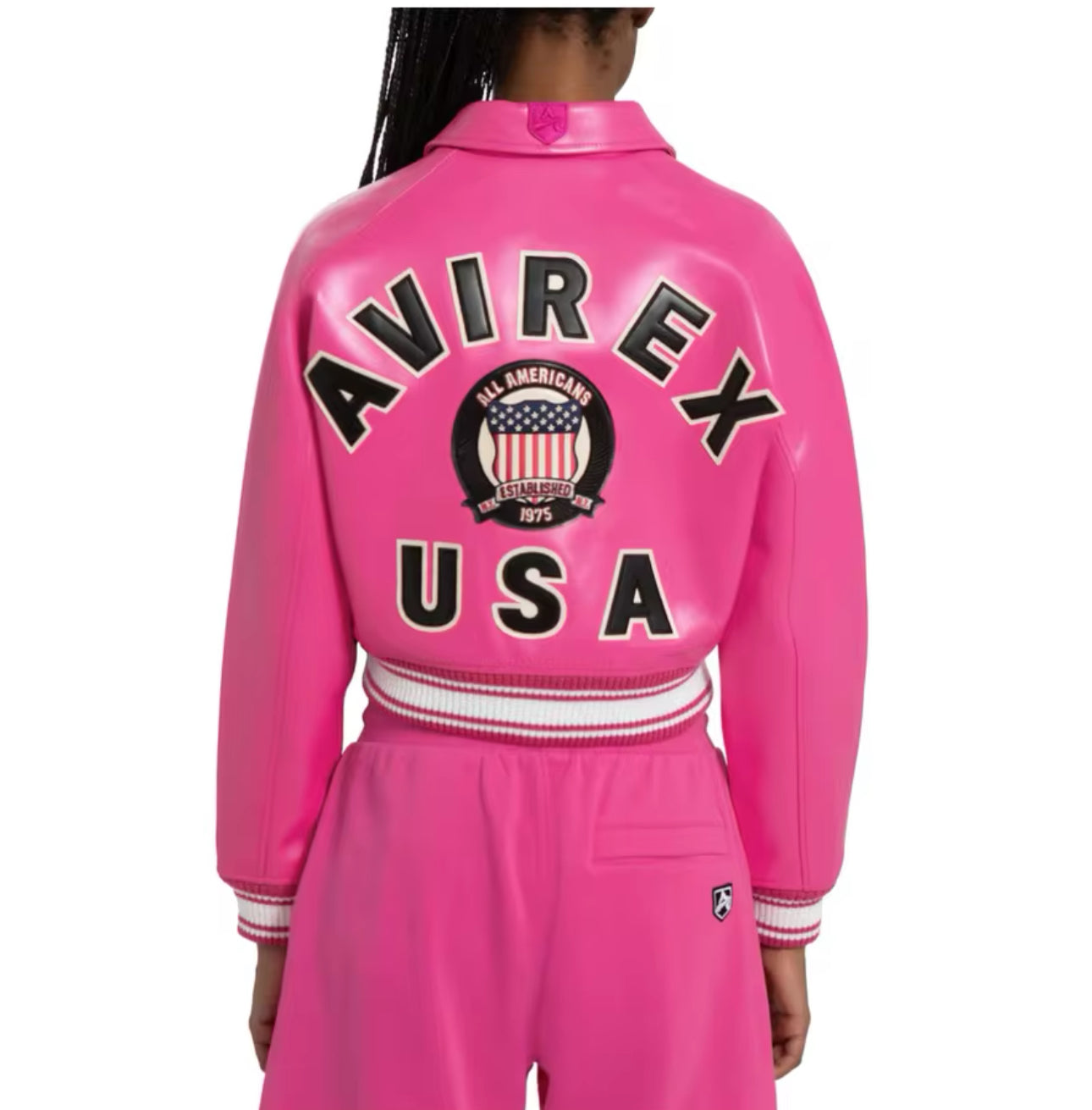 WOMEN’S CROPPED AVIREX ICON PINK