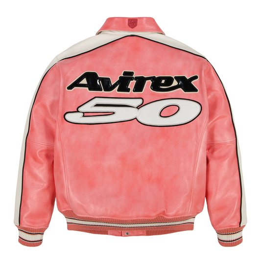 HELLSTAR x AVIREX ALL STAR JACKET (SALVAGE RED)