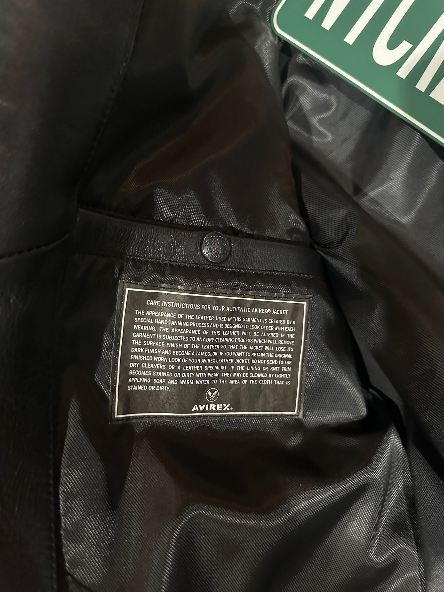 KITH & AVIREX for MADISON SQUARE GARDEN Sports Icon Jacket (BLACK)