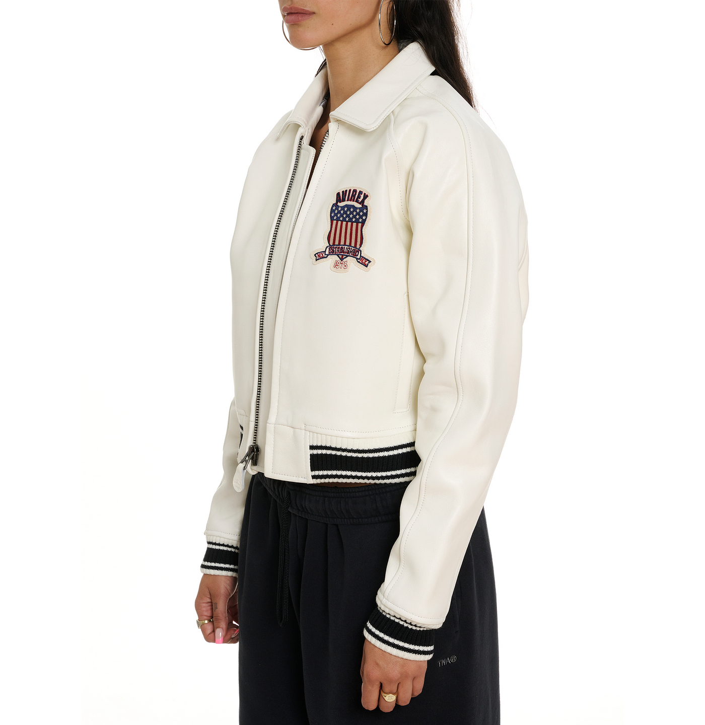 WOMEN’S CROPPED AVIREX ICON WHITE