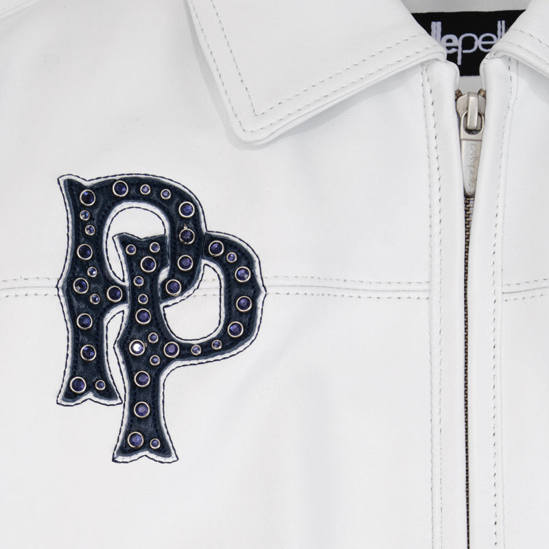 CROPPED PELLE PELLE AMERICAN BRUISER PLUSH WEISS FÜR DAMEN