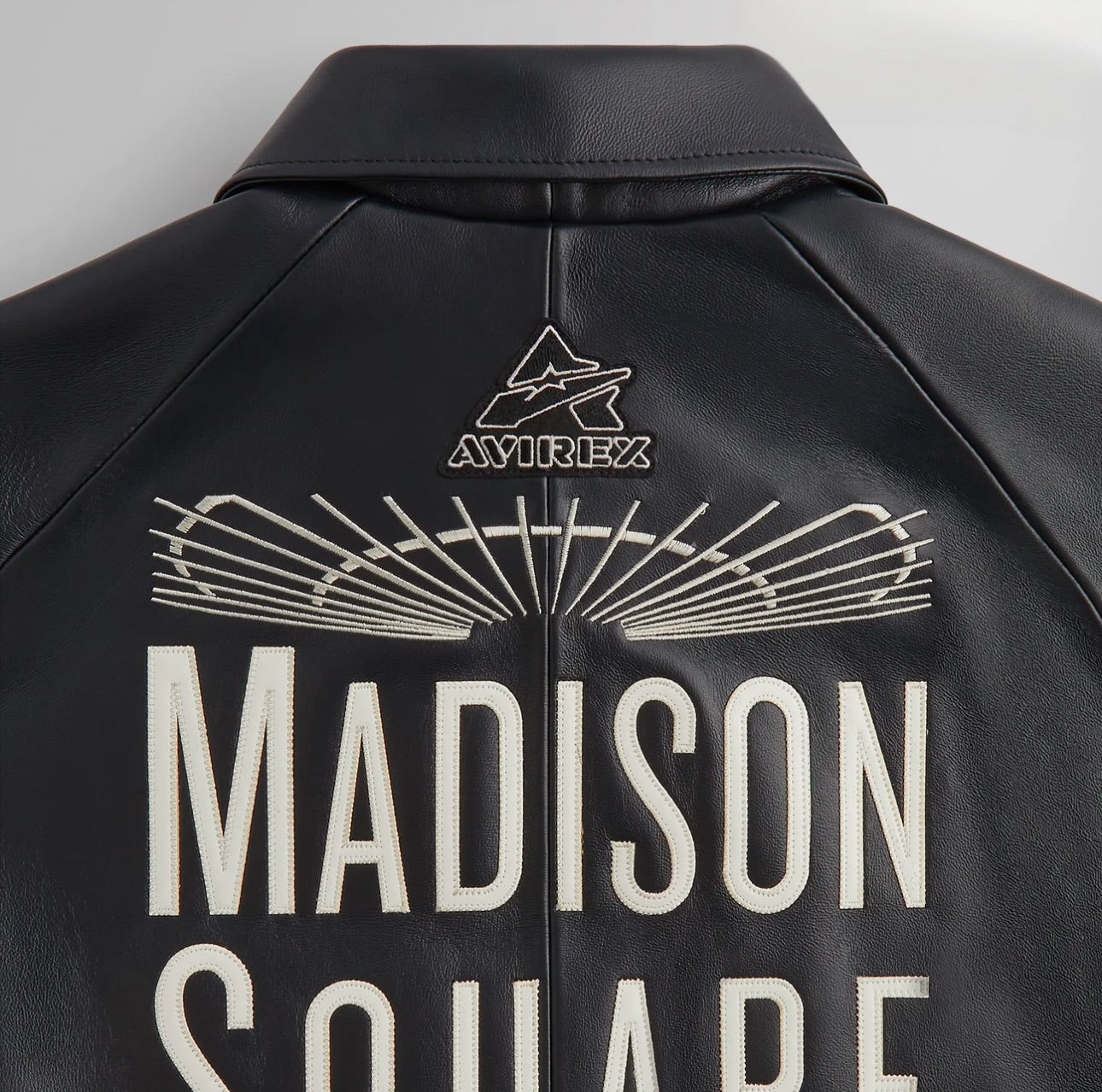 KITH & AVIREX for MADISON SQUARE GARDEN Sports Icon Jacket (BLACK)