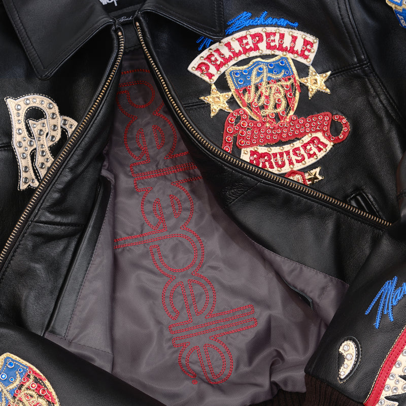 PELLE PELLE AMERICAN BRUISER PLUSH SCHWARZ FÜR DAMEN
