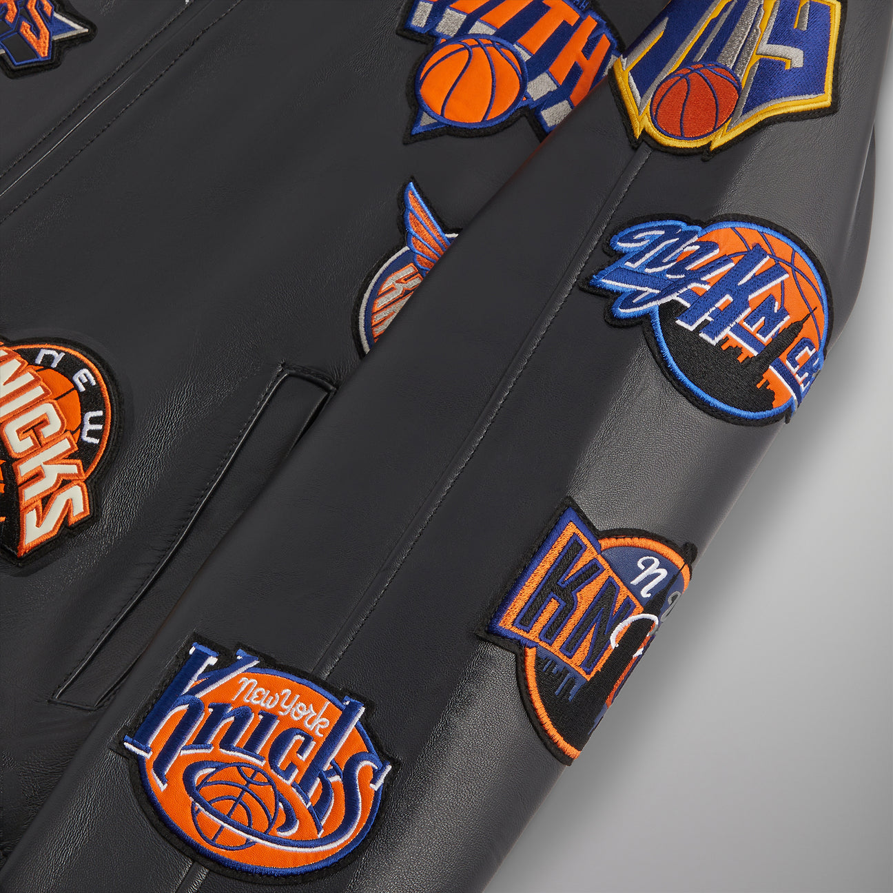 AVIREX x KITH NEW YORK KNICKS PATCH WORK VARSITY