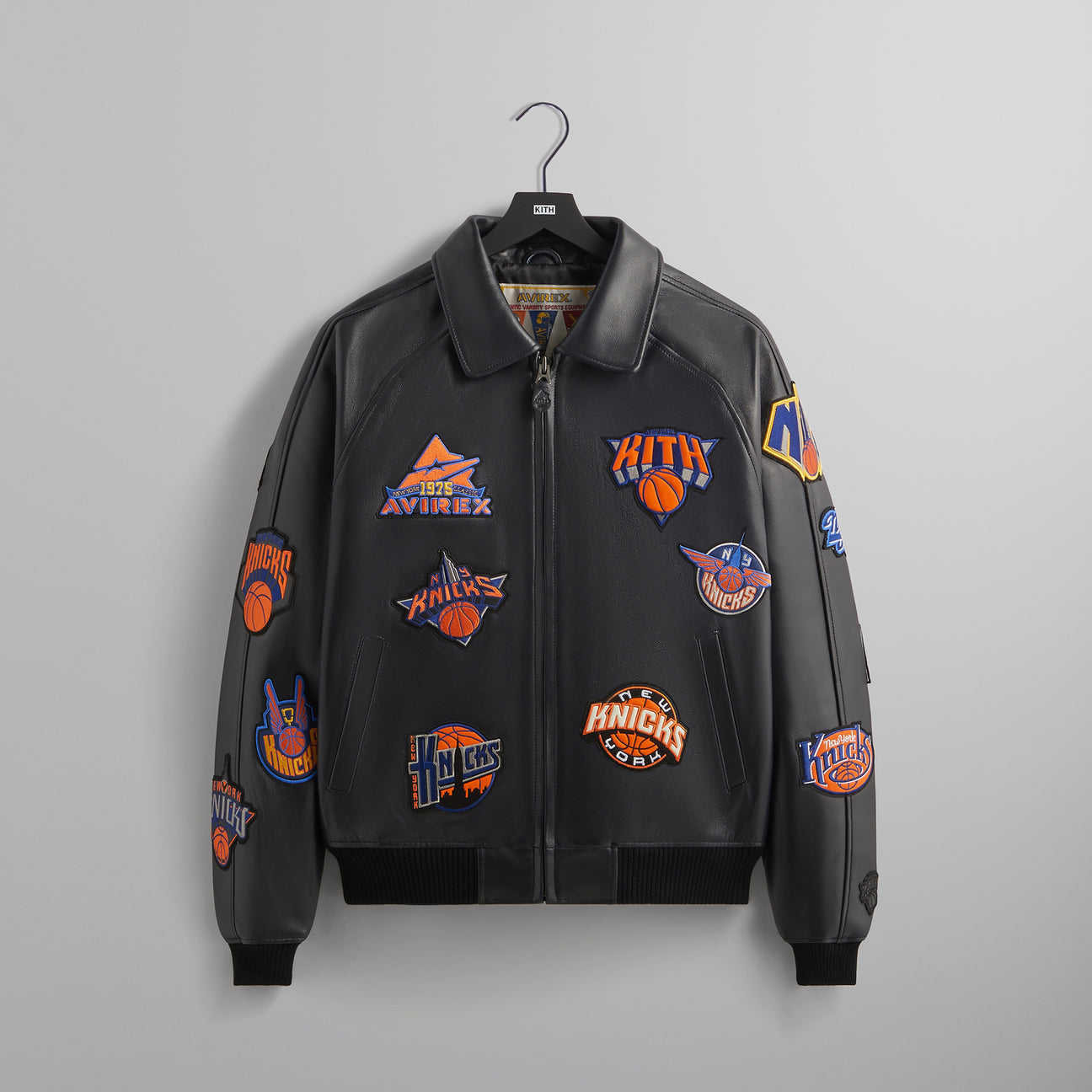 AVIREX x KITH NEW YORK KNICKS PATCH WORK VARSITY