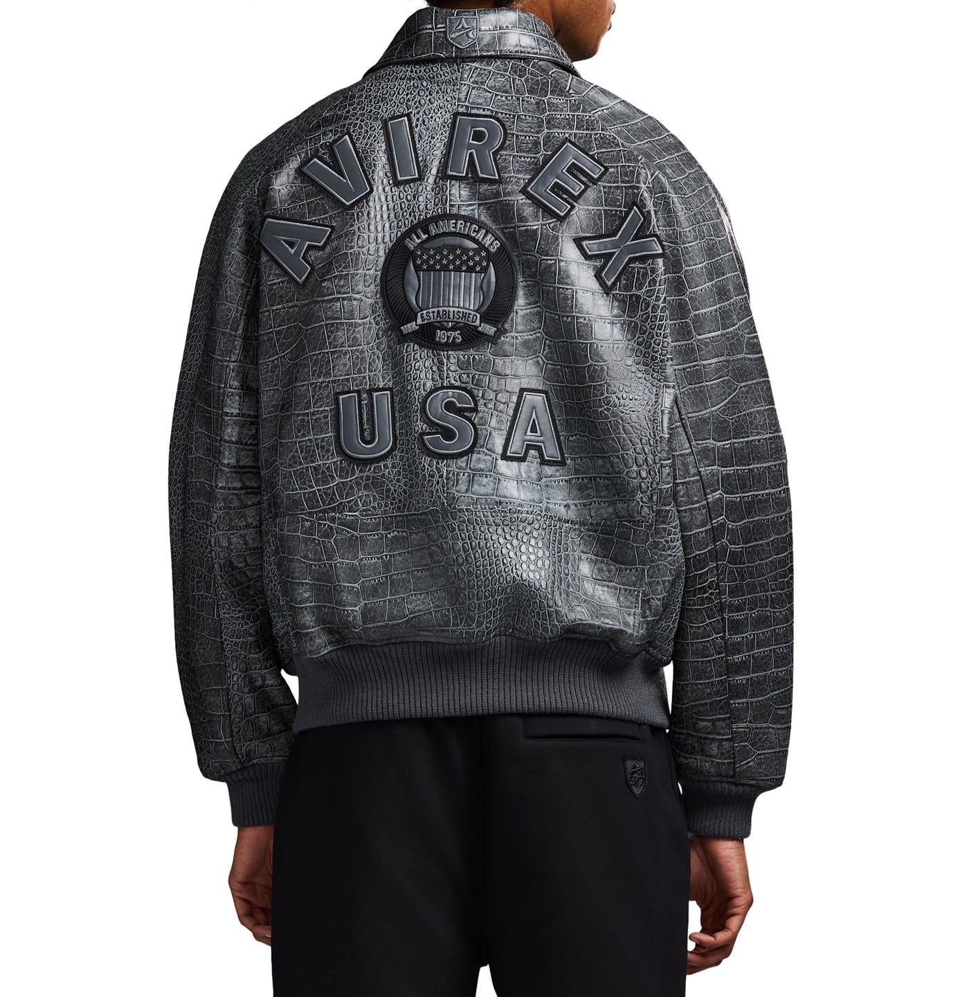 LIMITED EDITION DISTRESSED CROC AVIREX ICON