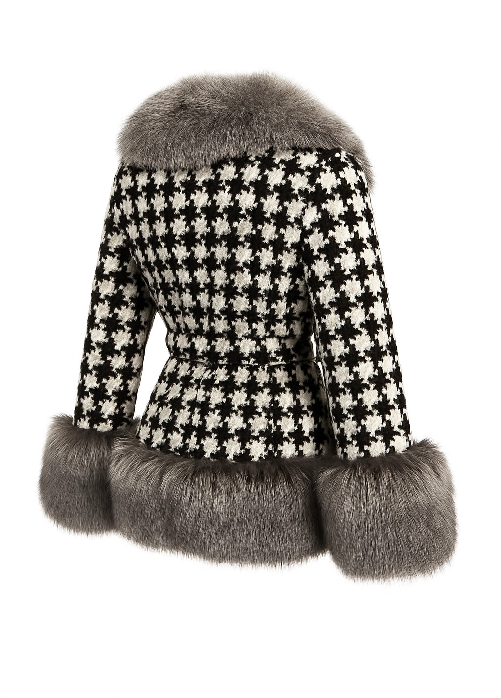 THE VALENTINA SILVER FOX FUR COAT