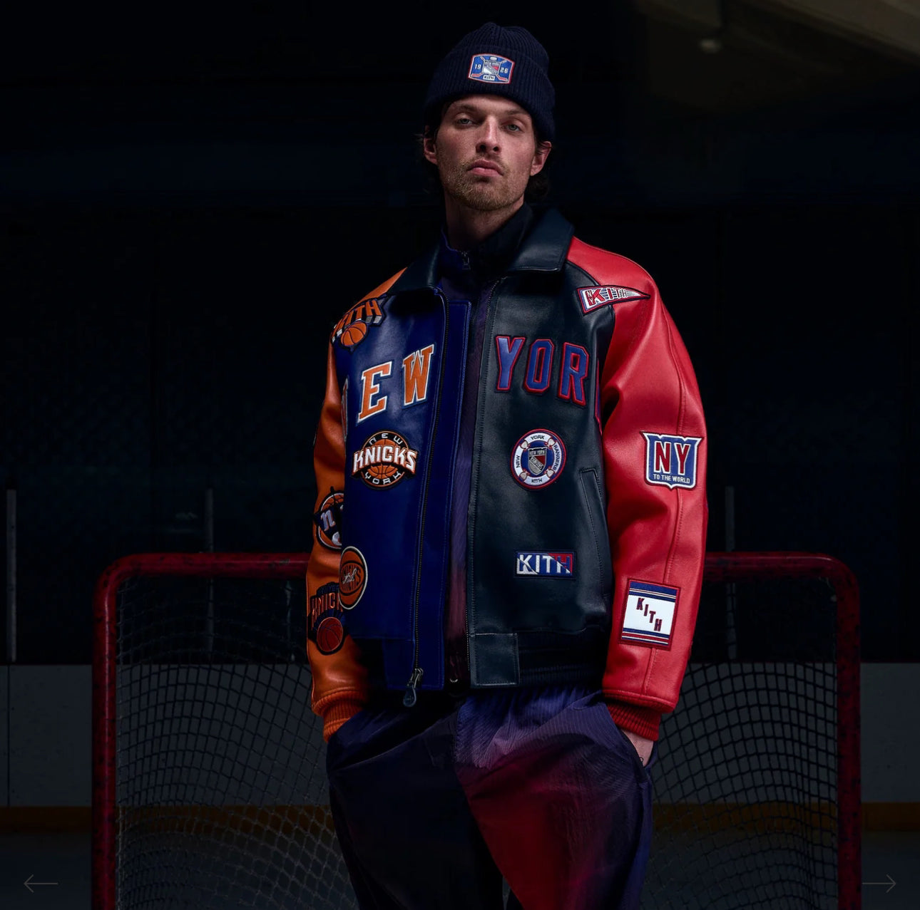 KITH & AVIREX for MADISON SQUARE GARDEN Sports Icon Jacket (MULTI)