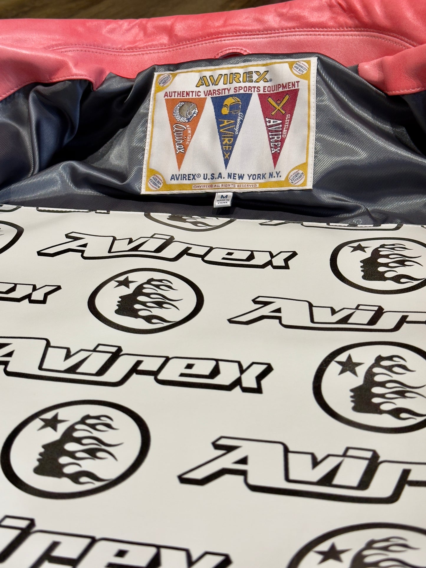 HELLSTAR x AVIREX ALL STAR JACKET (SALVAGE RED)