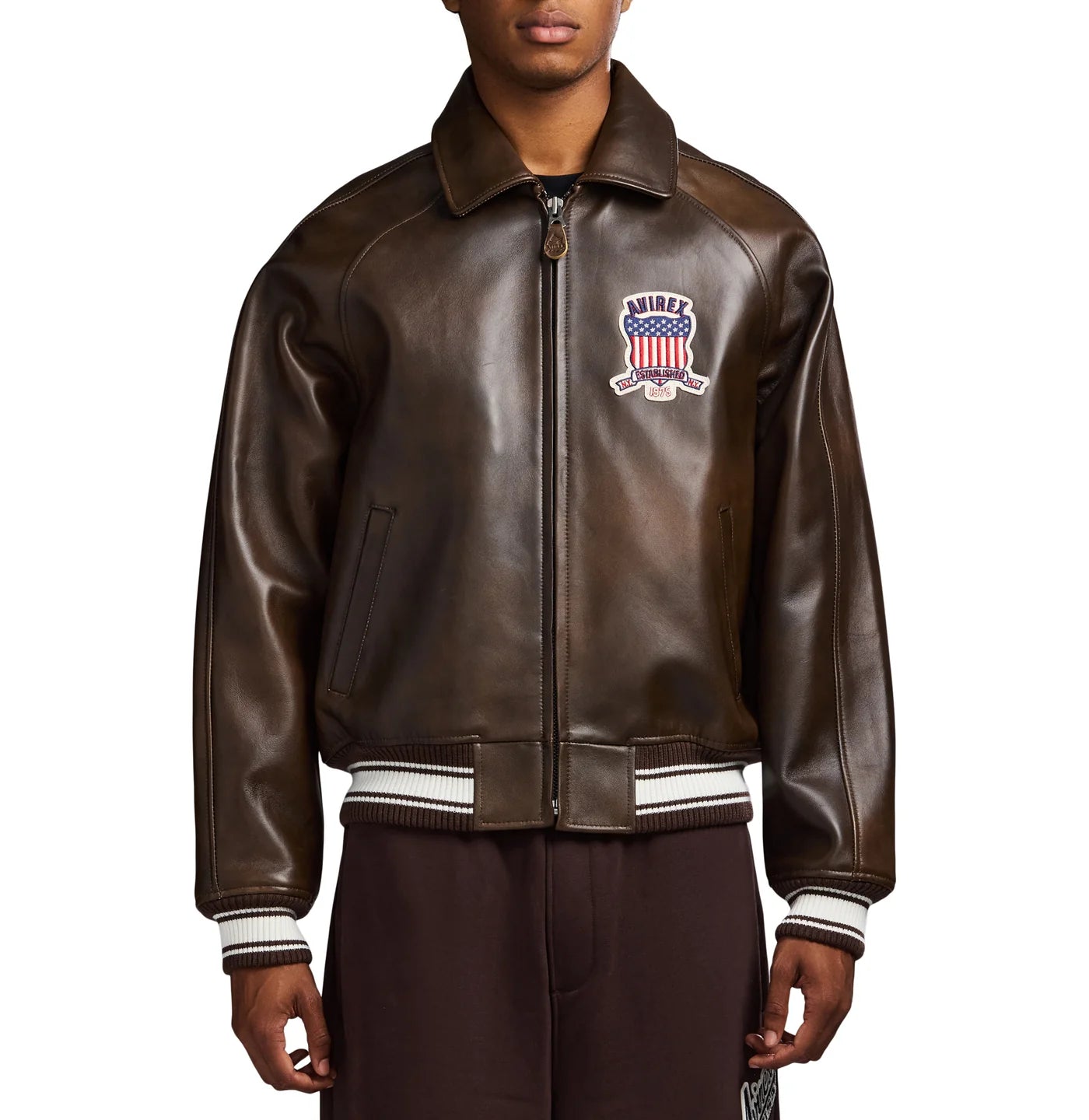 VINTAGE BROWN AVIREX ICON