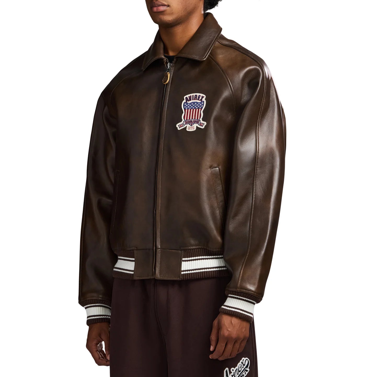 VINTAGE BROWN AVIREX ICON