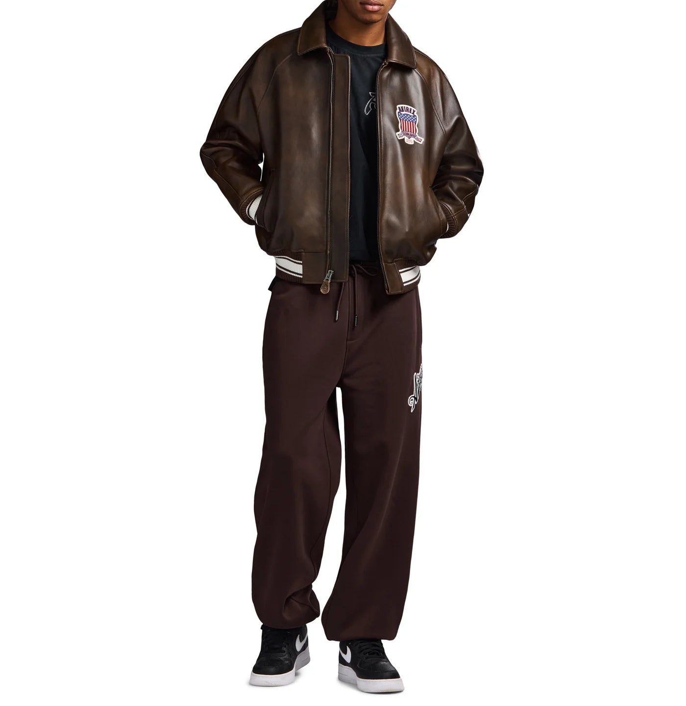 VINTAGE BROWN AVIREX ICON