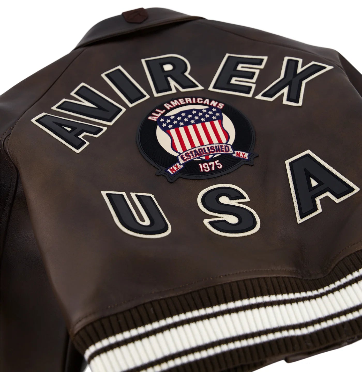 WOMEN’S CROPPED AVIREX ICON VINTAGE BROWN