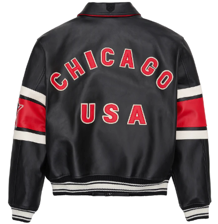 AVIREX CHICAGO LEGEND JACKET (BLACK)