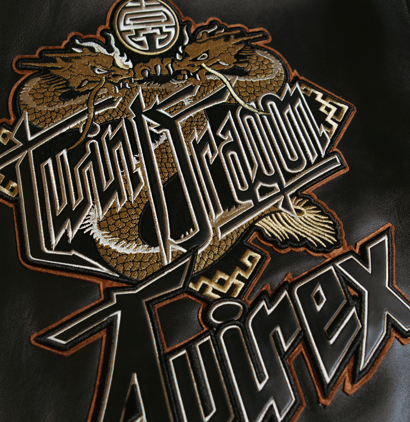 AVIREX LIMITED EDITION BLACK TWIN DRAGON