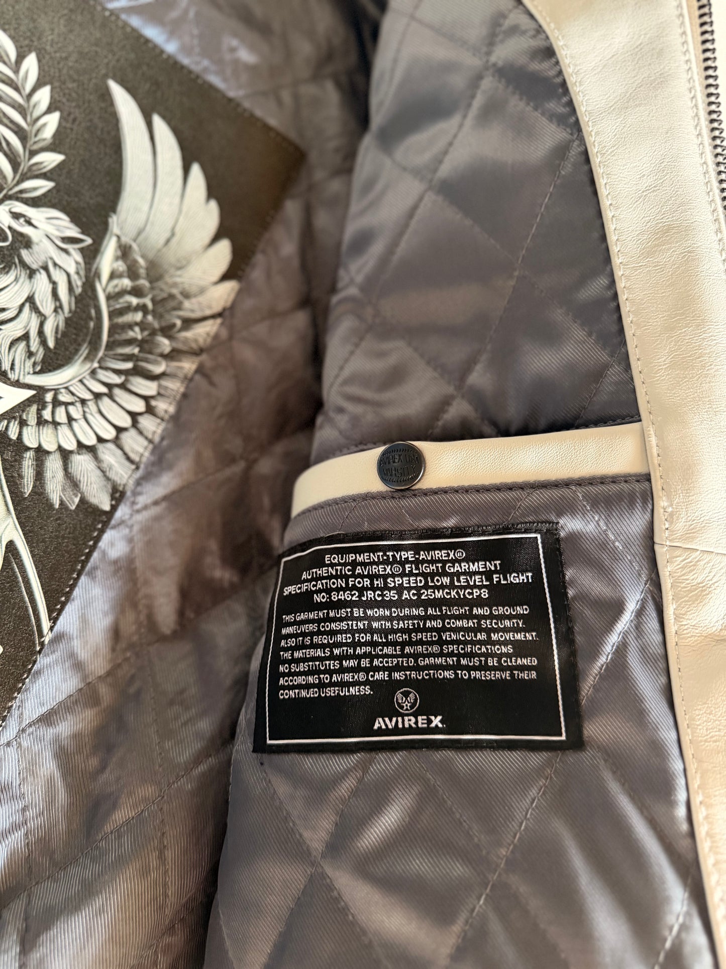 AVIREX 2-TONE GOTH JACKET