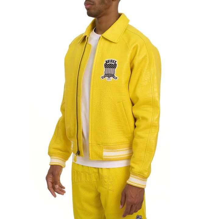 AVIREX ICON JACKET (CROC YELLOW)
