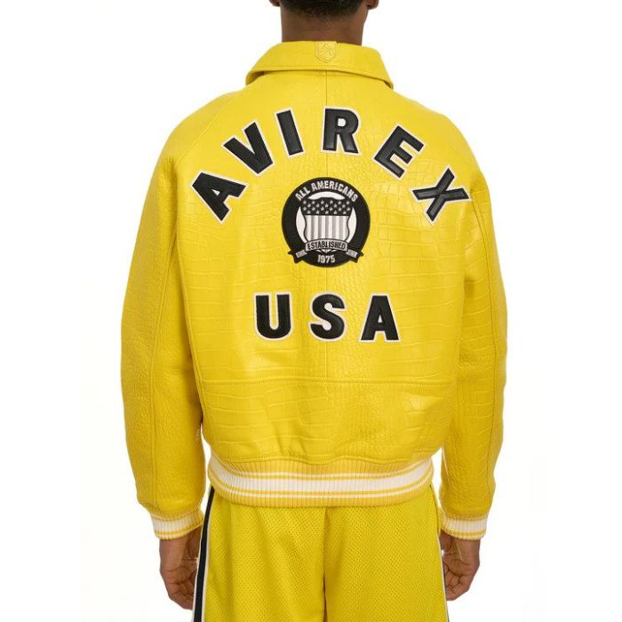 AVIREX ICON JACKET (CROC YELLOW)