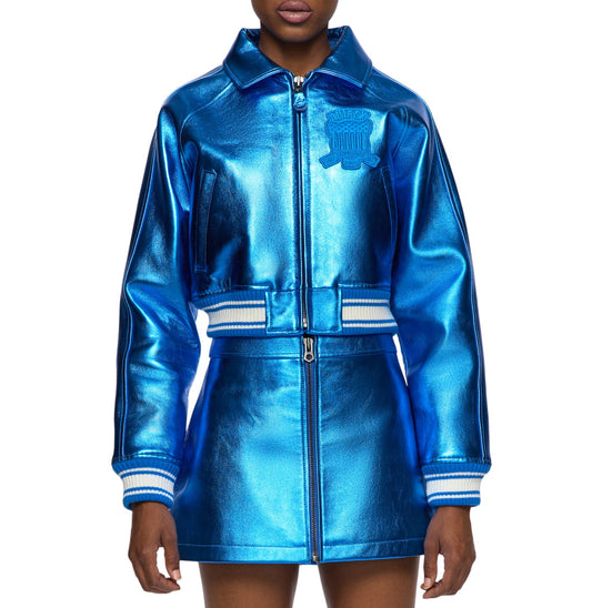 WOMEN’S CROPPED AVIREX ICON BLUE METALLIC