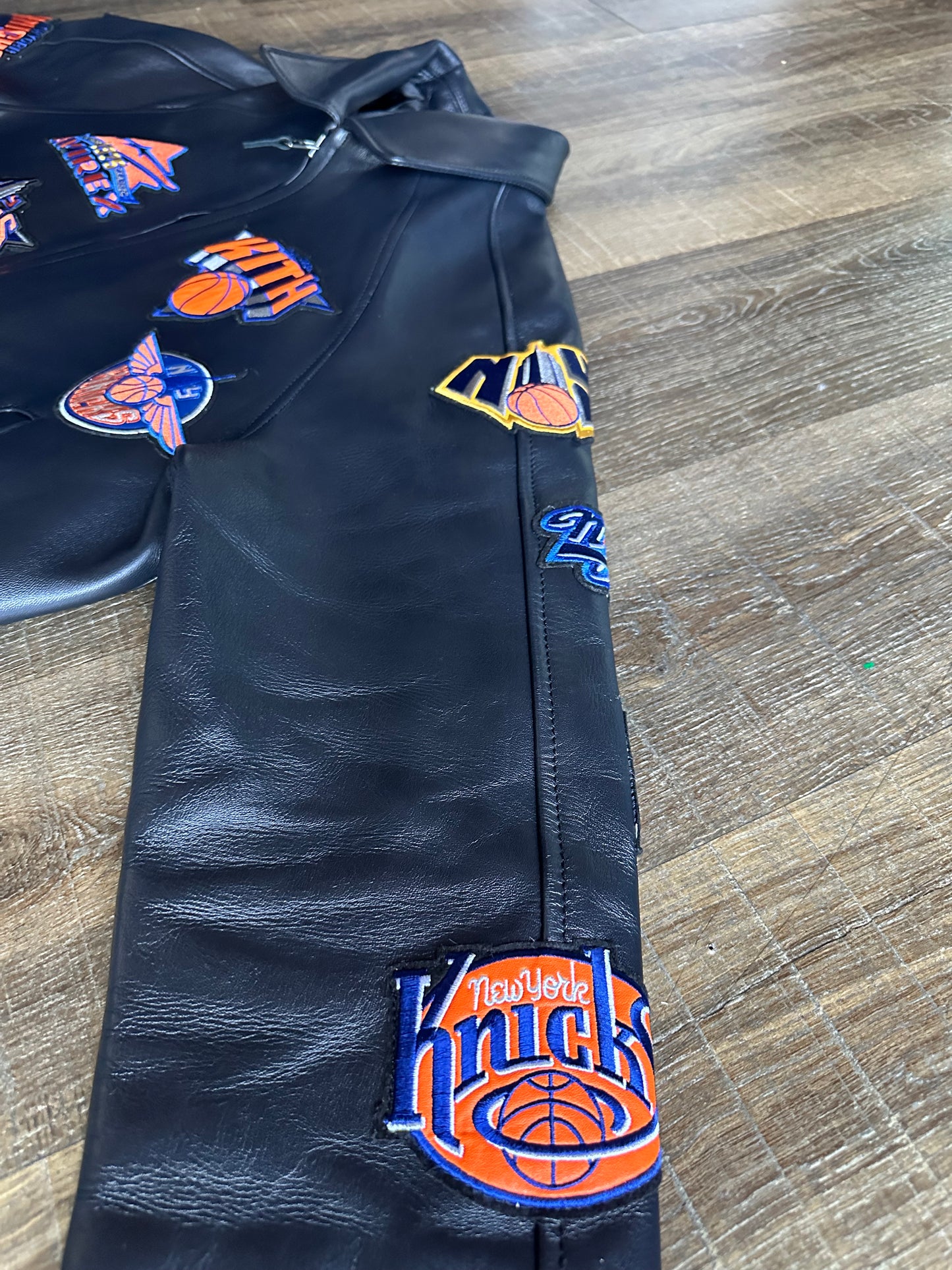 AVIREX x KITH NEW YORK KNICKS PATCH WORK VARSITY